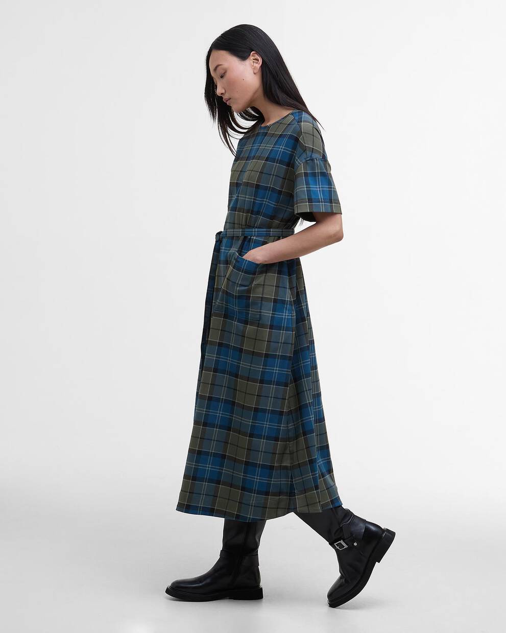 Matilda Tartan Maxi Dress