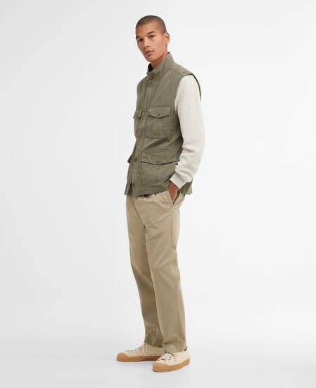 Gilet casual Corbridge Dusty Olive