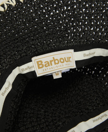 Camille Crochet Hat Black