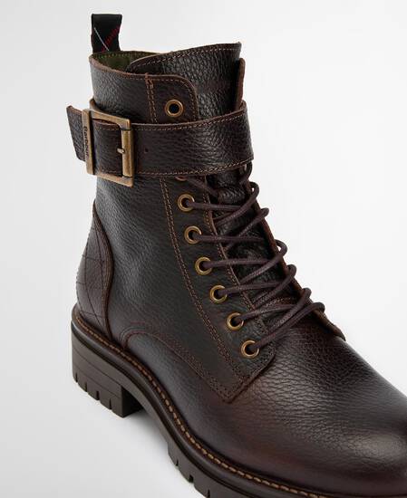 Heidi Commando Boots Classic Brown
