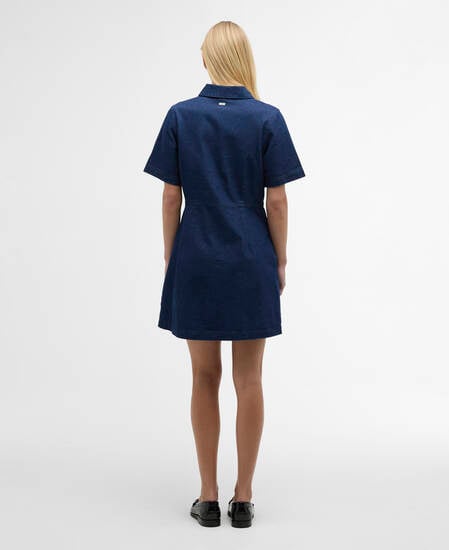 Mini abito in denim Maia Rinse Wash