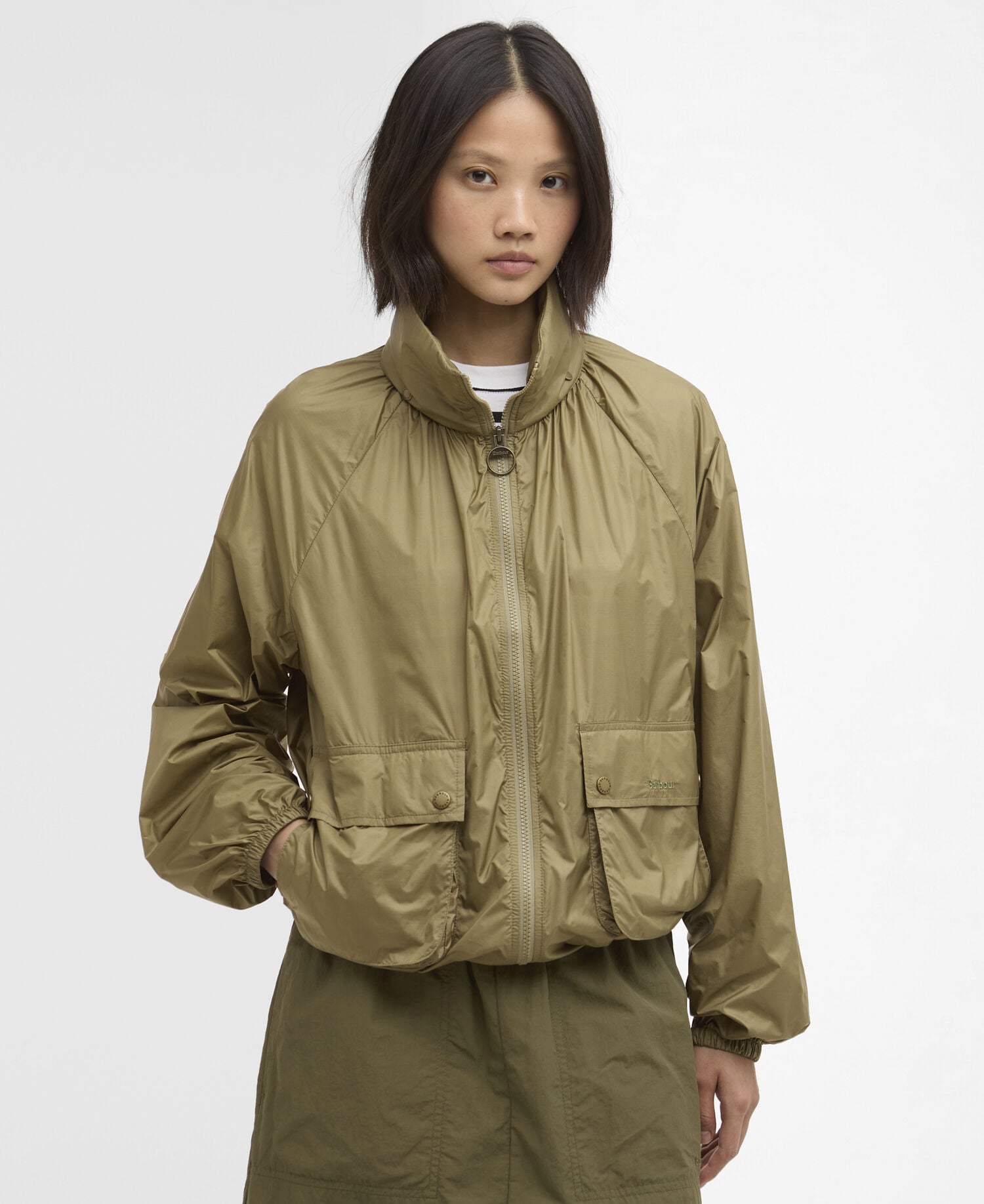 Rowane Showerproof Jacket Bleached Olive