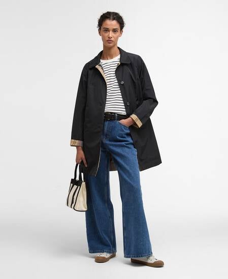 Giacca impermeabile reversibile Babbity Black/Dress Tartan