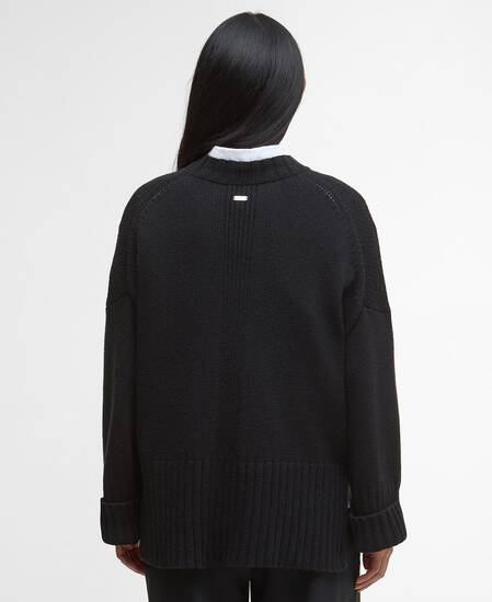 Sophia Crew Neck Jumper Black
