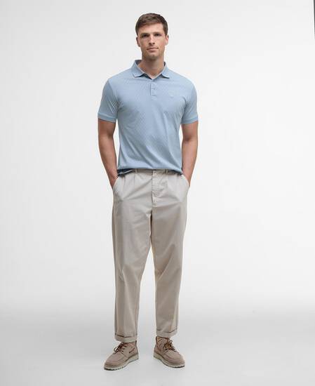 Sutton Tailored Polo Shirt Mineral Blue