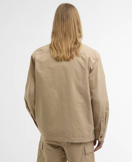 Spey Poplin Overshirt Tan