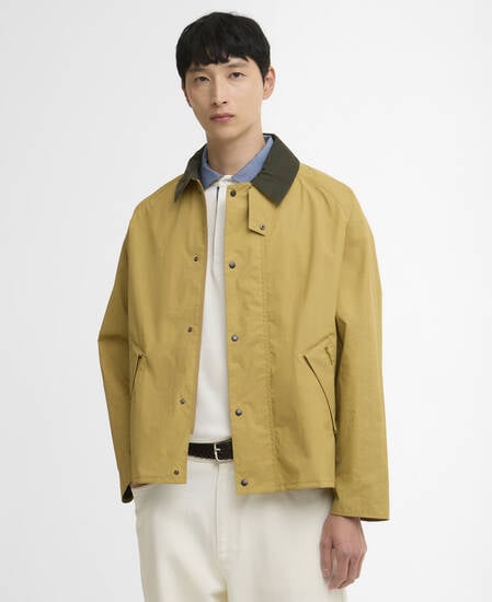 Ripstop Transport Showerproof Jacket Golden Green