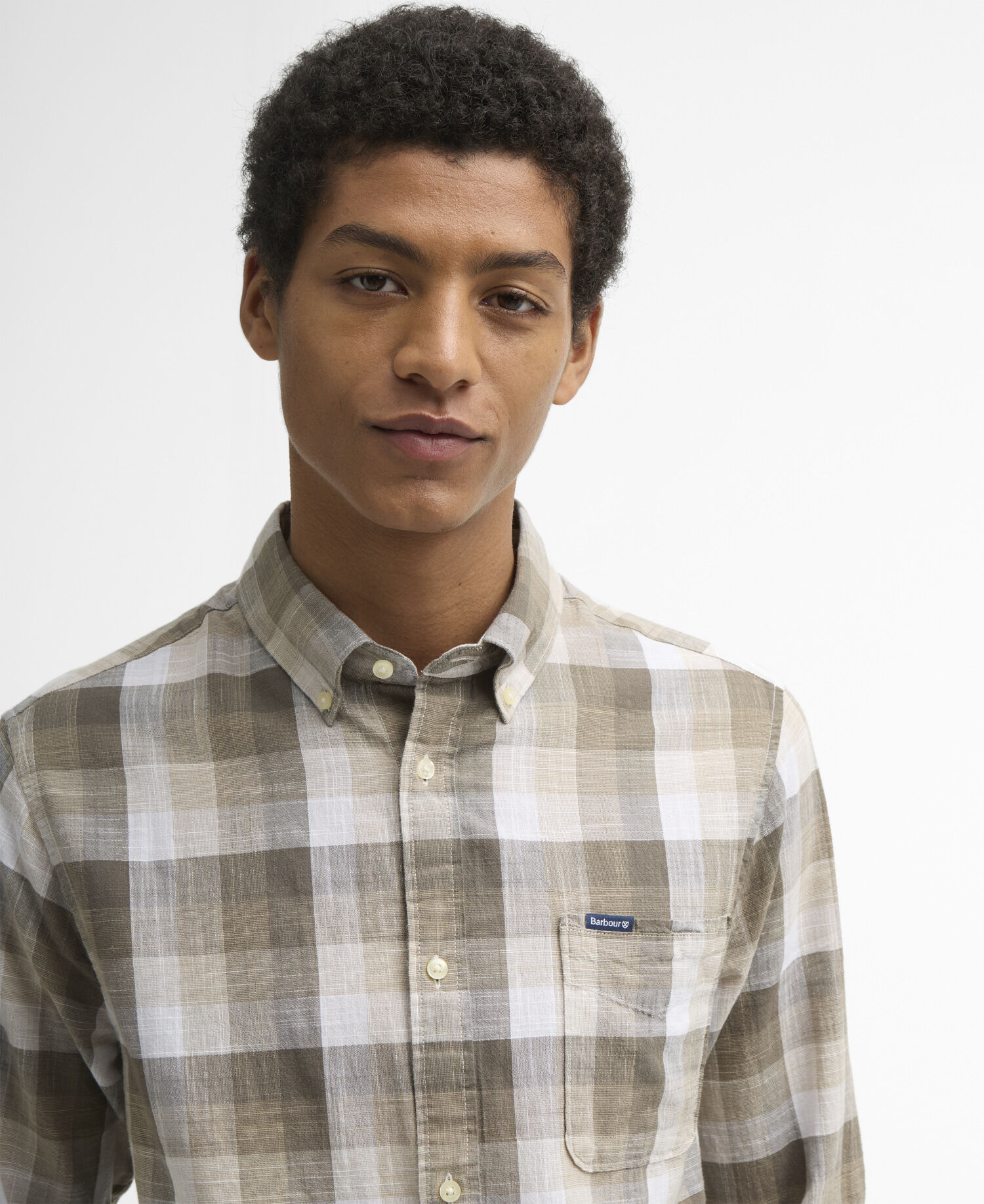 Hillroad Tailored Long-Sleeved Shirt Stone