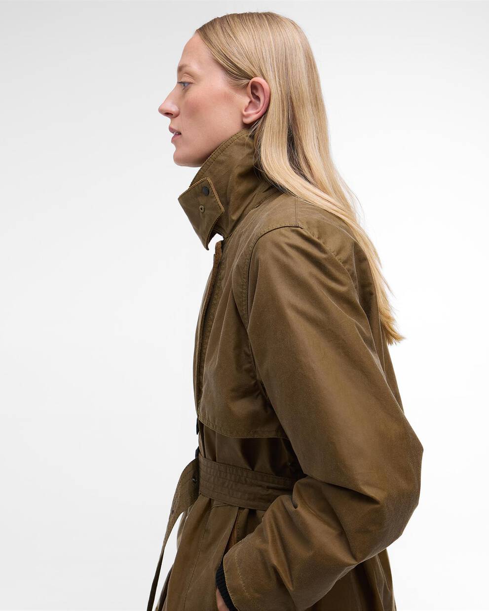 Trench doppiopetto cerato Barbour x Margaret Howell