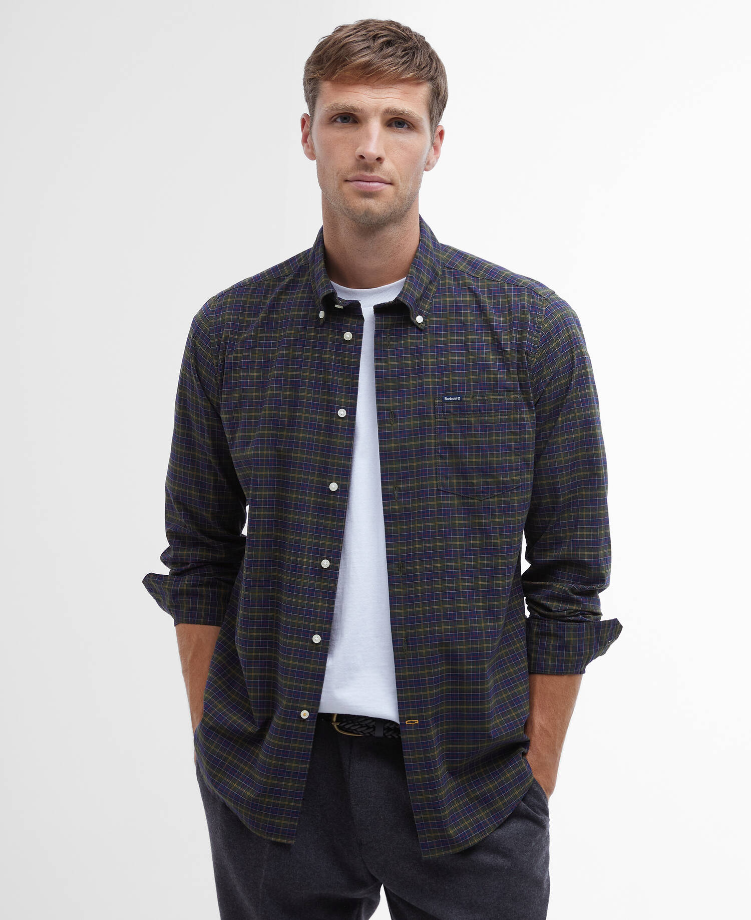 Lomond Tailored Long-Sleeved Shirt Classic Tartan image number 0