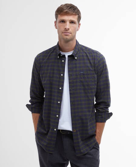 Lomond Tailored Long-Sleeved Shirt Classic Tartan