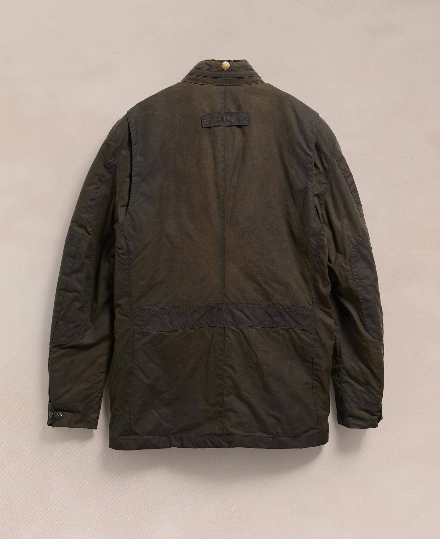 Barbour Re-loved Men's Corbridge Waxed Jacket - Size XL Olive image number 1