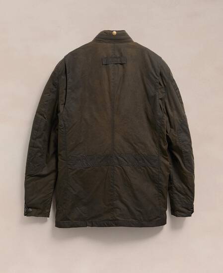 Barbour Re-loved Men's Corbridge Waxed Jacket - Size XL Olive