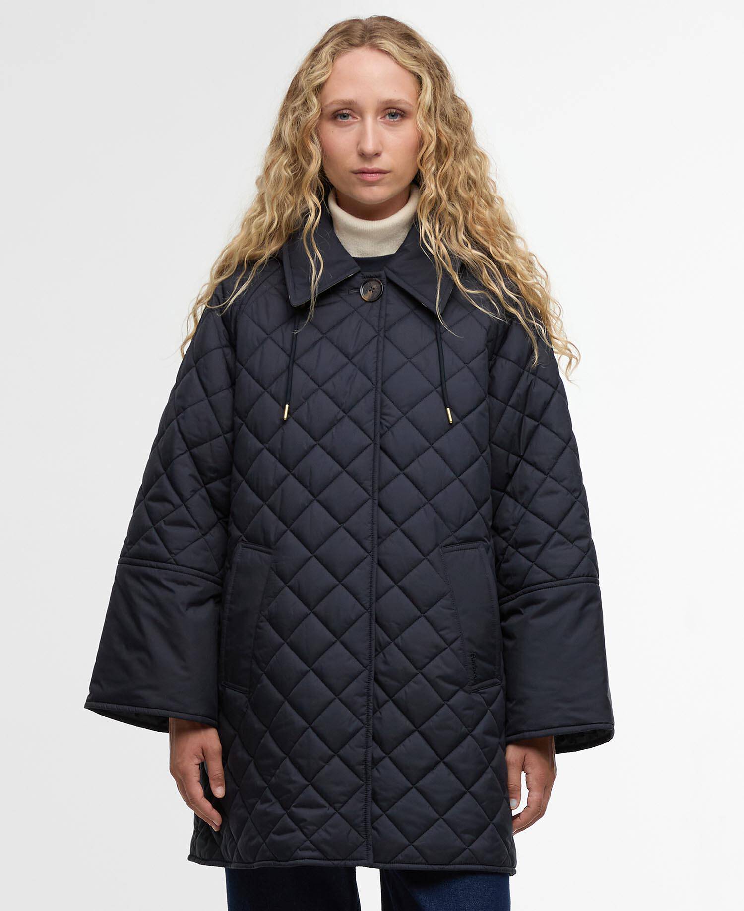 Giacca trapuntata Cara Dark Navy/Ancient Poplar image number 0