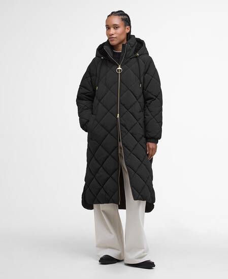 Kirkton Longline Puffer Jacket Black/Classic