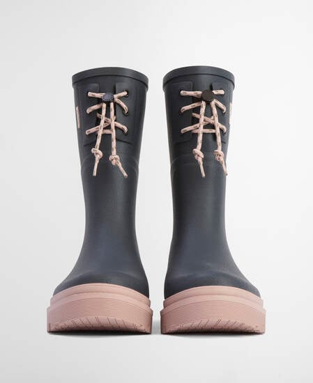 Devlin Wellingtons Dusky Grey/Gardenia Pink
