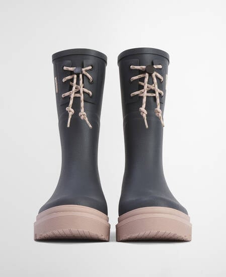 Devlin Wellingtons Dusky Grey/Gardenia Pink