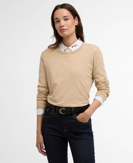 Clover Crew-Neck Jumper Safari