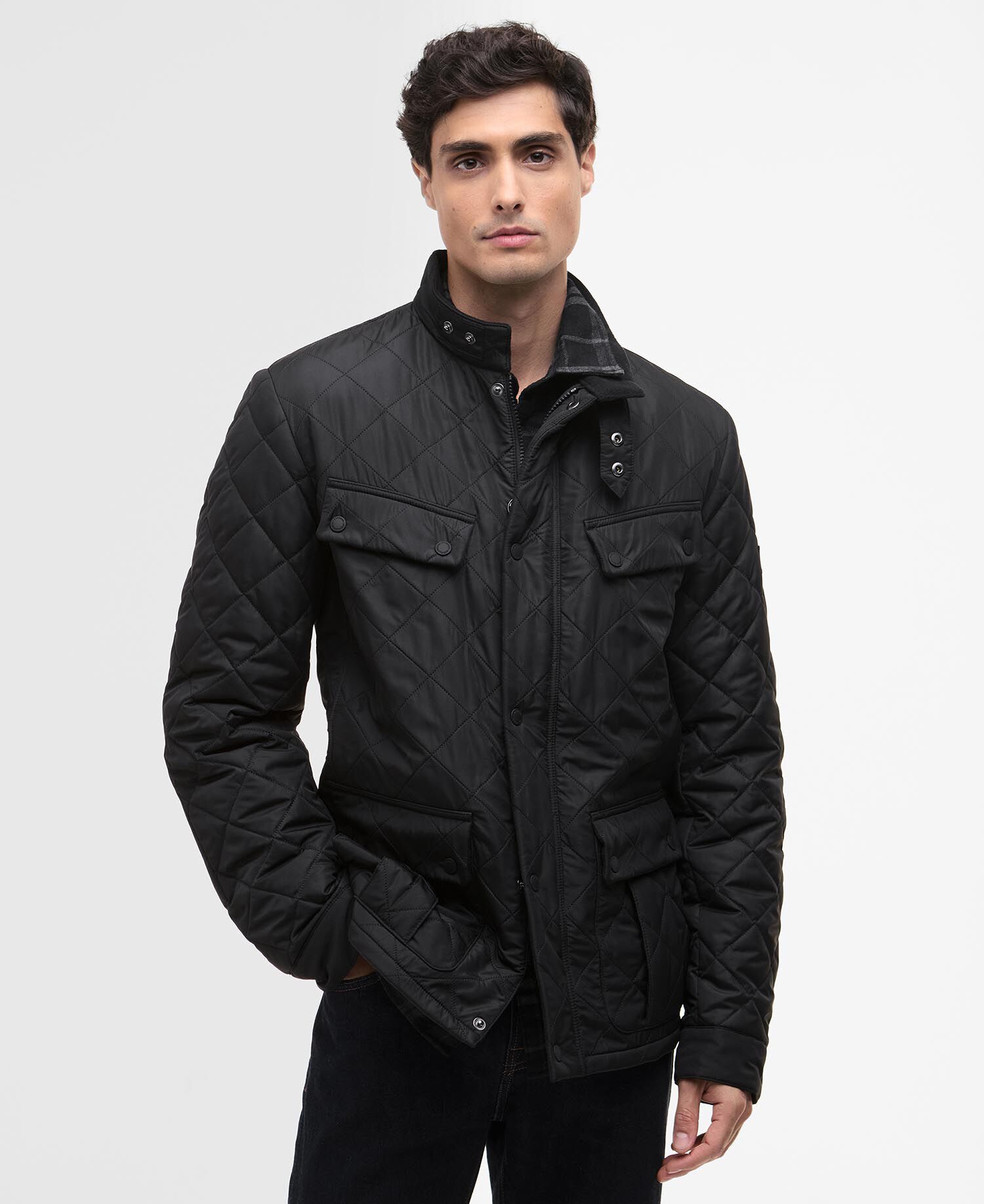 Contemporary Ariel Polarquilt Jacket Black