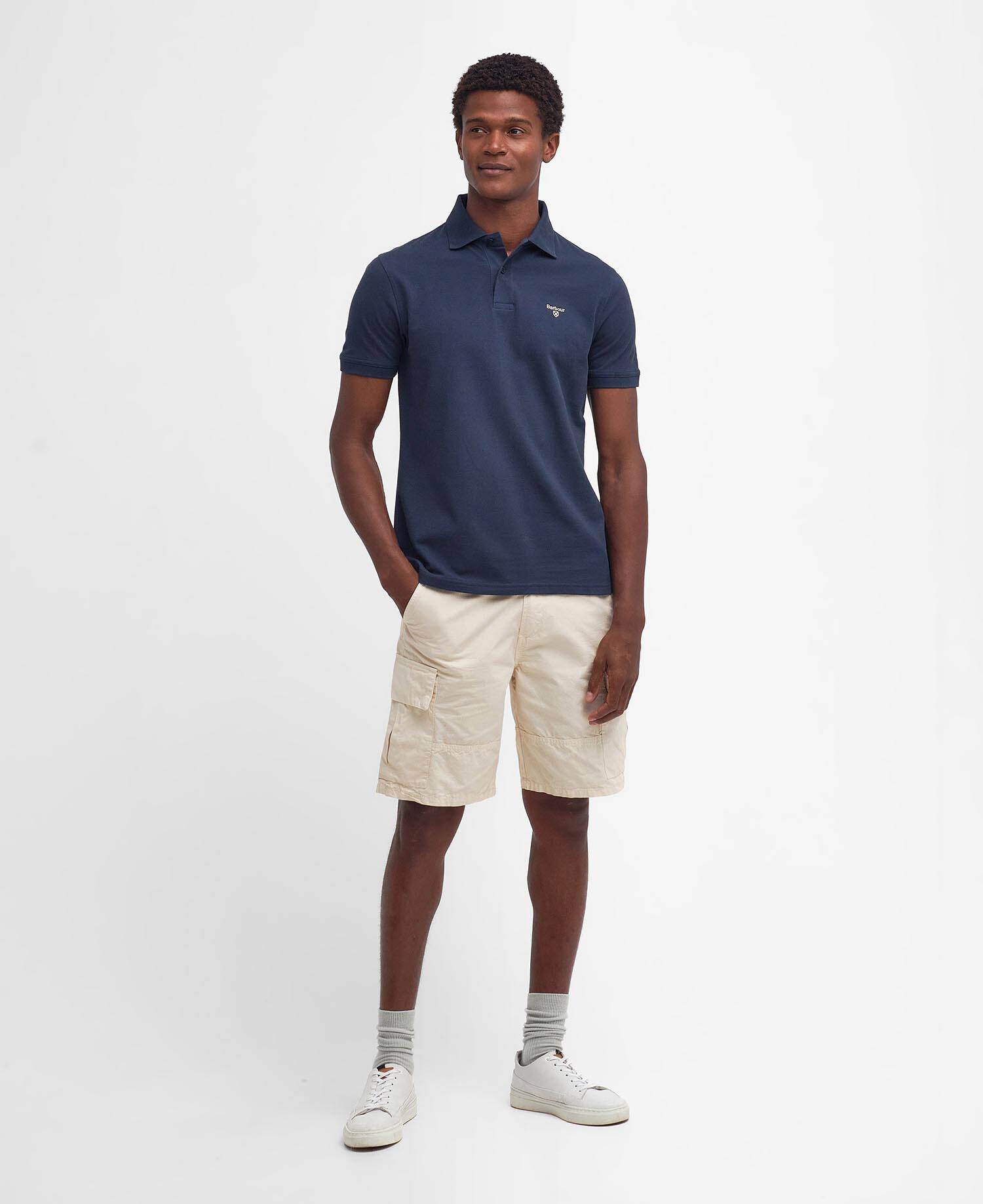 Lightweight Sports Short-Sleeved Polo Shirt Classic Navy image number 1