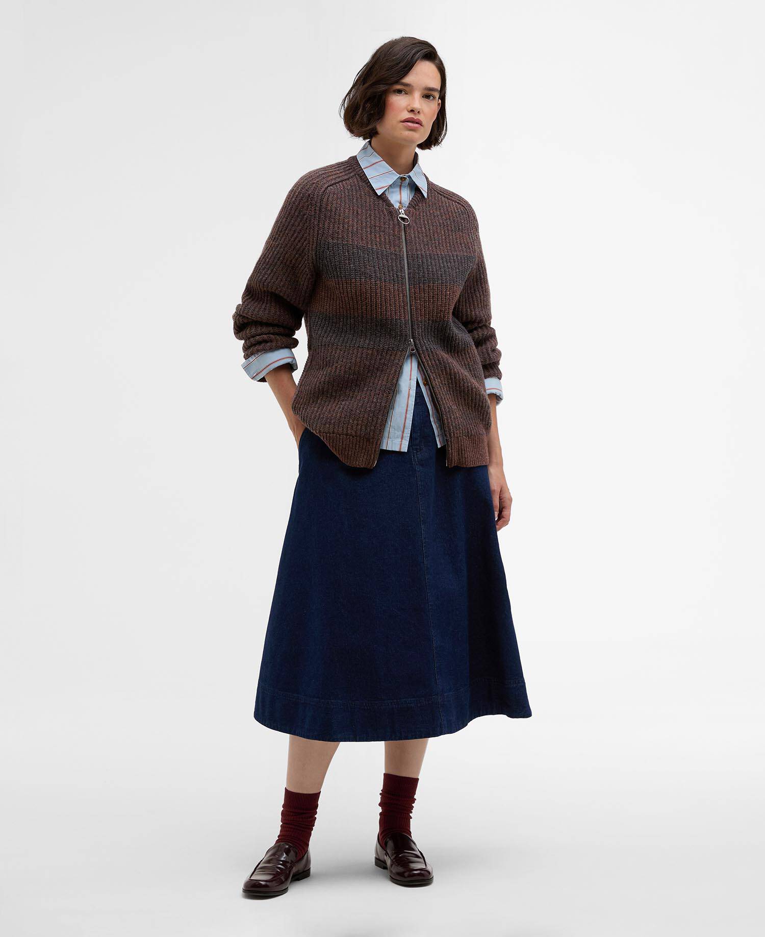 Paul Smith loves Barbour Knitted Bomber Jacket image number 4