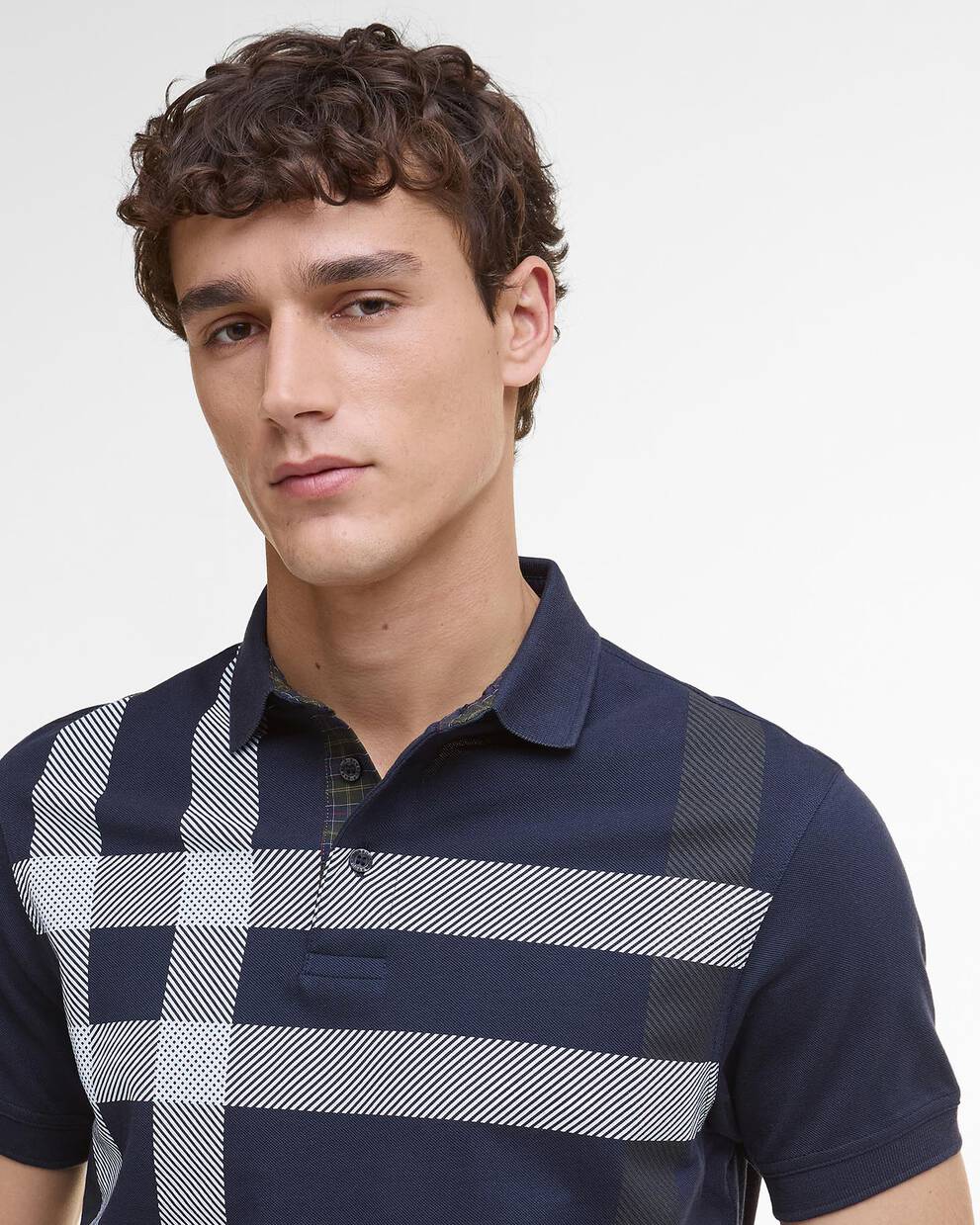 Blaine Tartan Short-Sleeved Polo Shirt