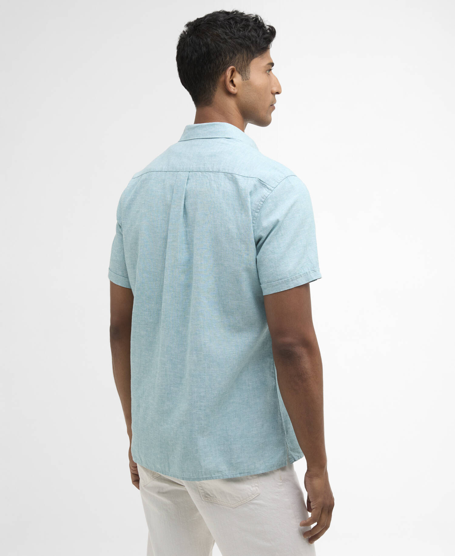 Nelson Regular Short-Sleeved Shirt Light Teal image number 2