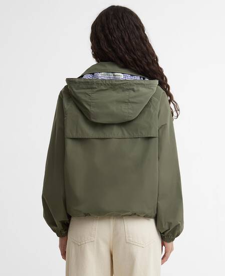 Paul Smith Loves Barbour Broomhill Showerproof Jacket Dusky Khaki/Navy/White Gingham