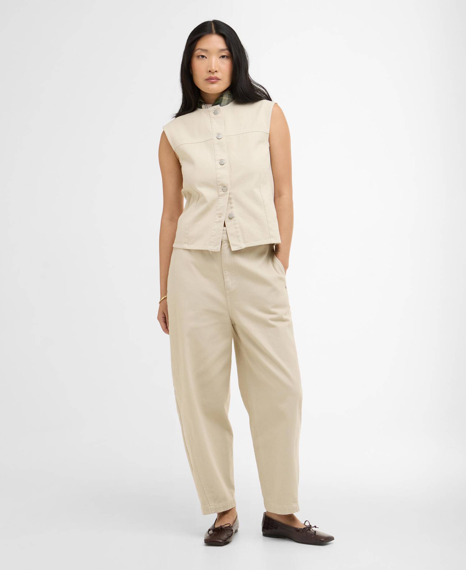 Daya Denim Waistcoat image number 1