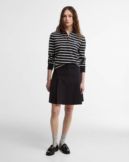 Ashwell Striped Rugby Shirt Dark Navy Stripe