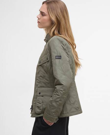 Halsey Quilted Jacket Dusky Khaki/Jasmine Halsey Quilted Jacket Dusky Khaki/Jasmine
