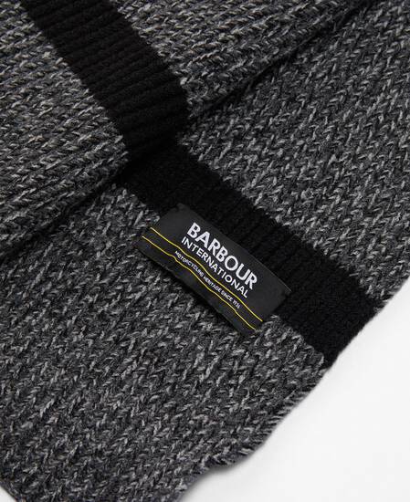 Boston Beanie & Scarf Gift Set Black/Grey