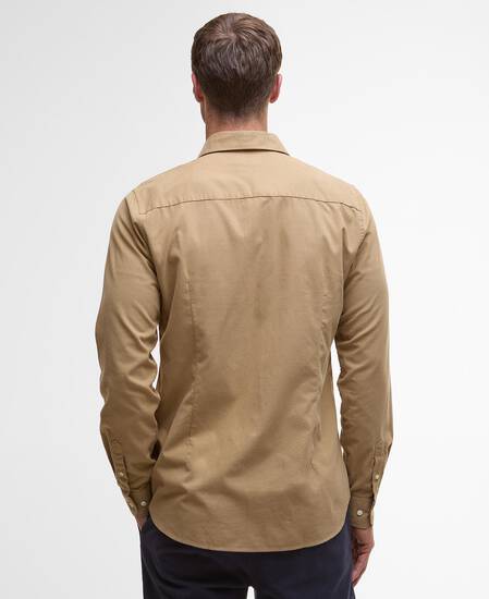 Runnymede Tailored Cord Shirt Stone
