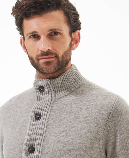 Essential Elbow-Patch Cardigan 