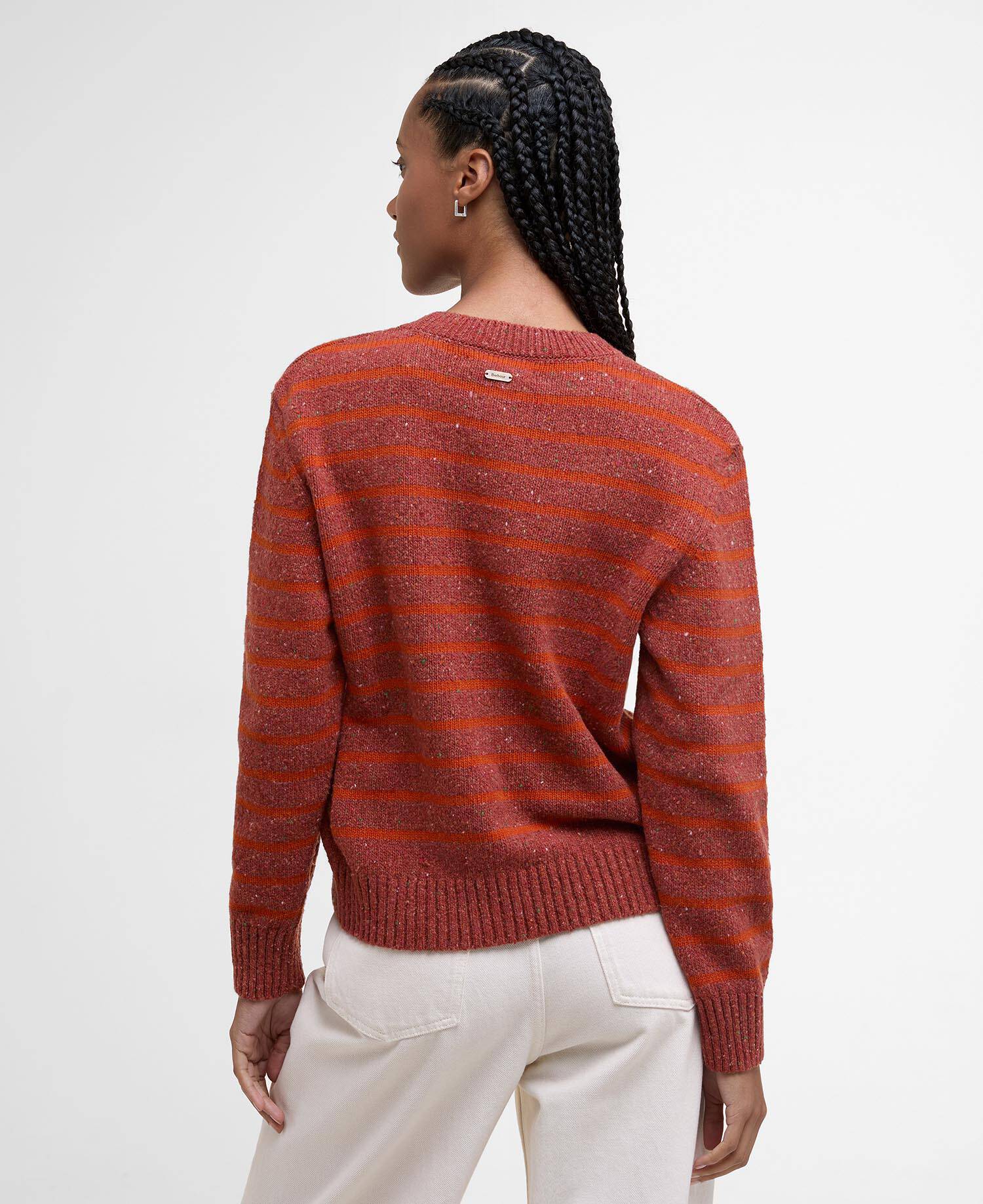 Claydon Striped Crew Neck Jumper image number 2