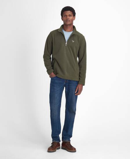 Essentials Half-Zip Fleece Mid Olive