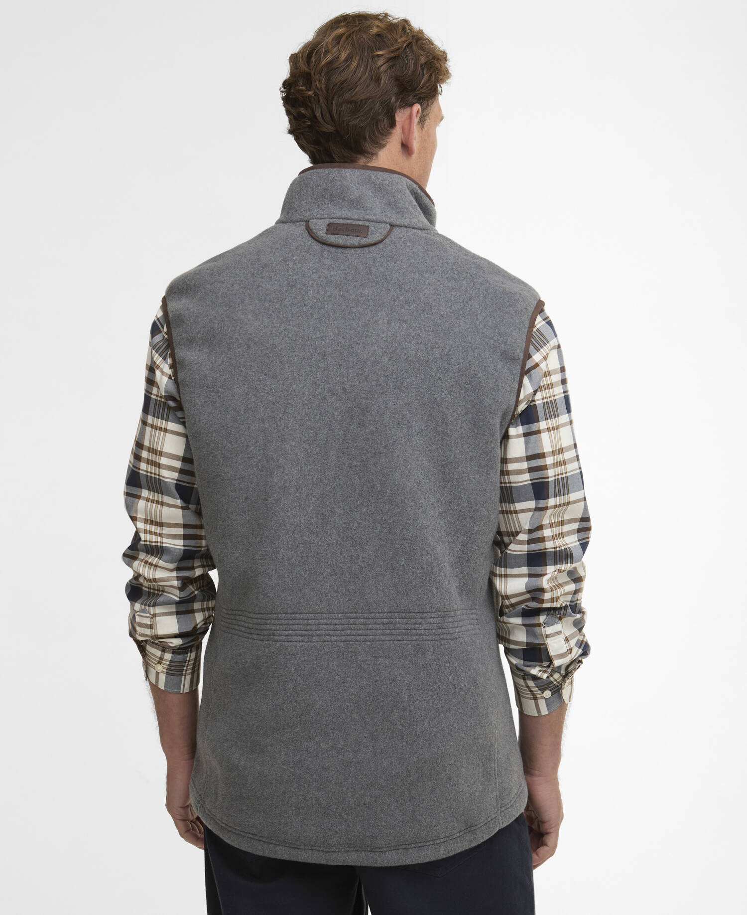 Langdale Fleece Gilet Dark Grey Marl image number 2