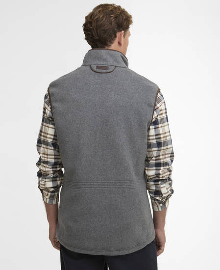Langdale Fleece Gilet Dark Grey Marl