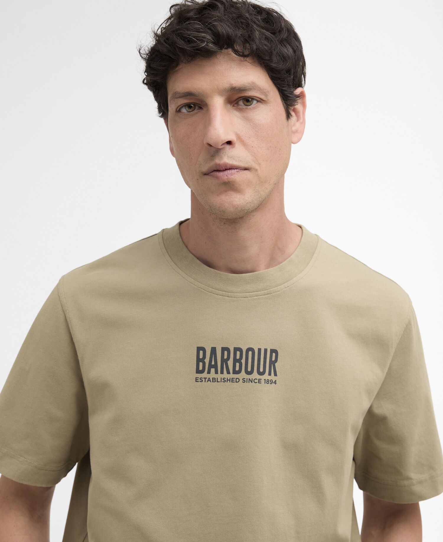 Morden Relaxed Graphic T-Shirt Grey Olive