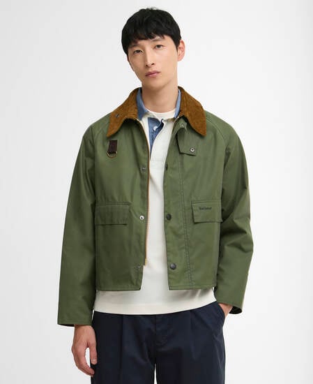 Spey Slim Waxed Jacket Light Moss