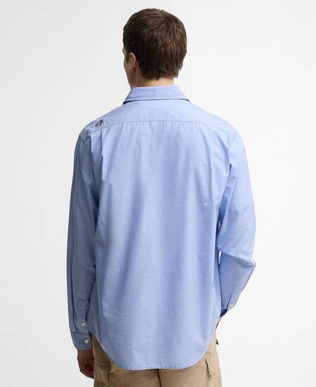 Paul Smith Loves Barbour Swale Shirt Mid Blue