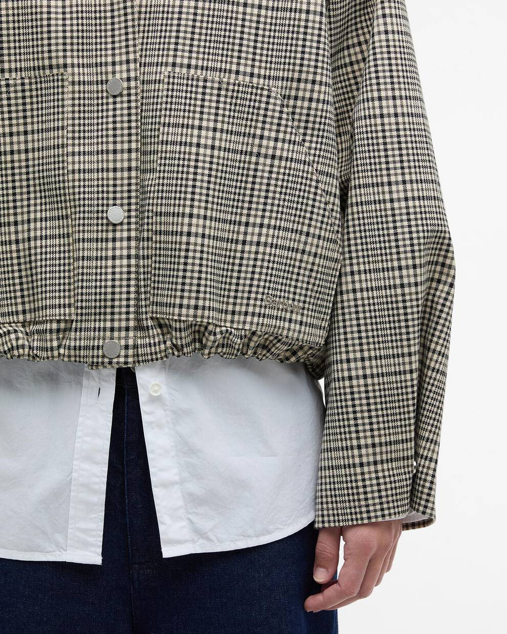Leyburn Check Showerproof Bomber Jacket