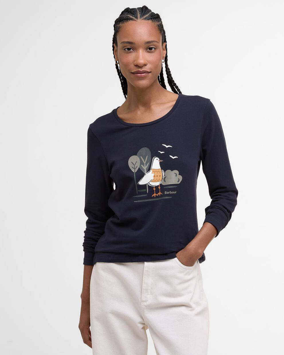 T-shirt Lossie a maniche lunghe