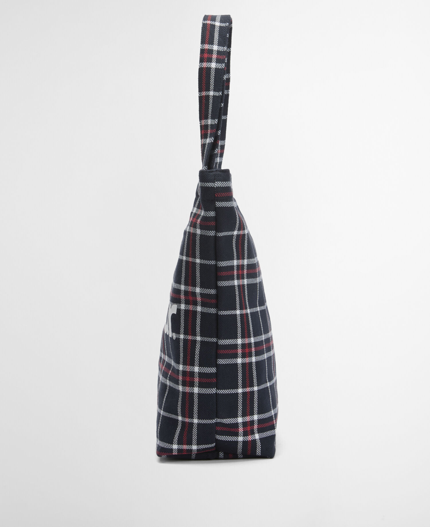 Mini Telfield Tartan Tote Navy/Red Check