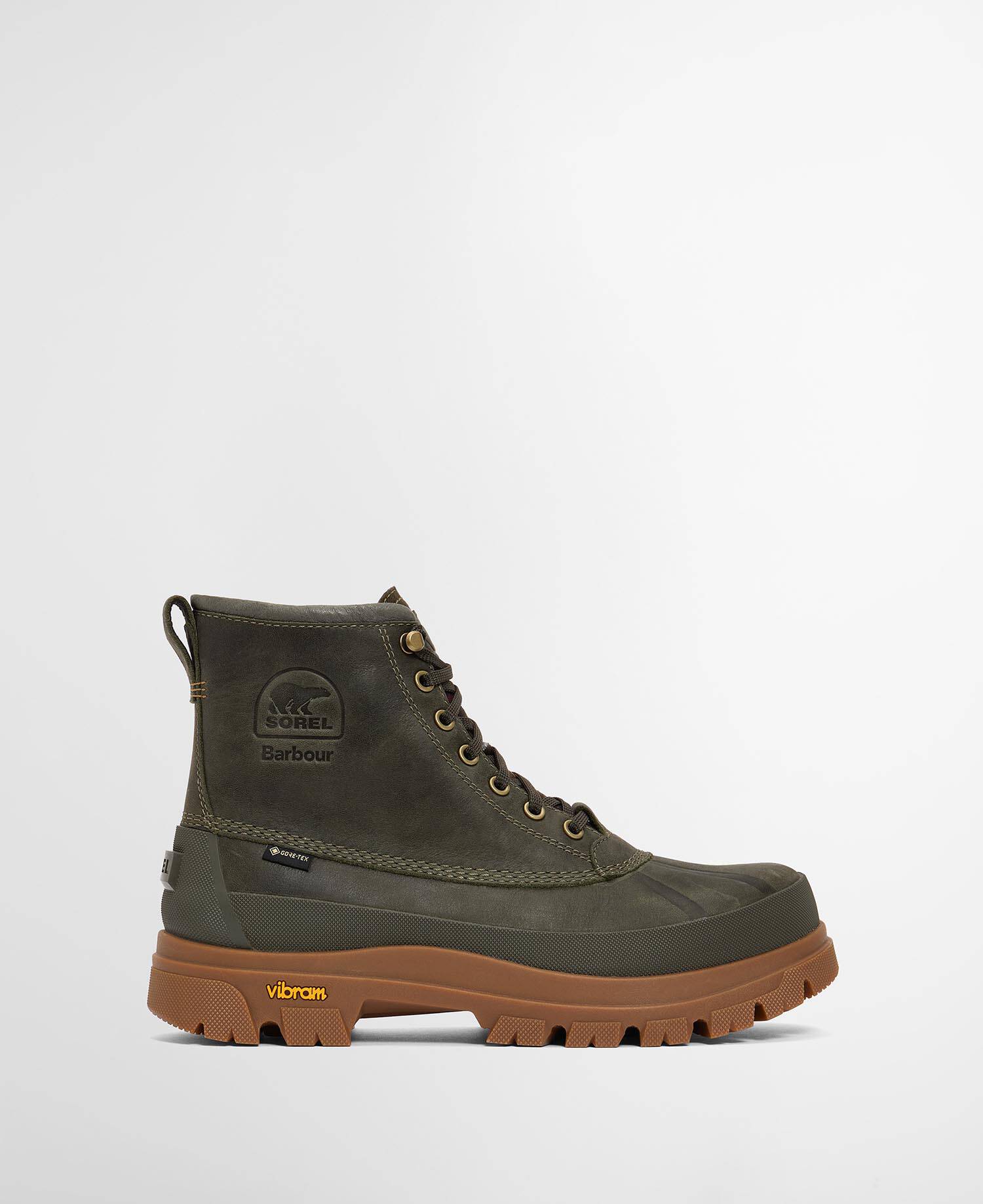 Barbour x SOREL Boots Daystorm Horizon GTX Waterproof Olive image number 0