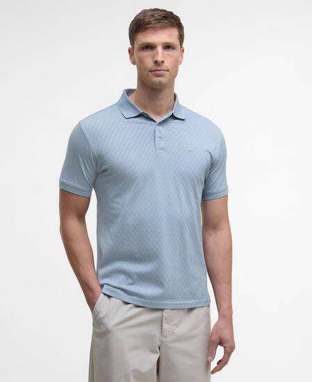 Sutton Tailored Polo Shirt Mineral Blue