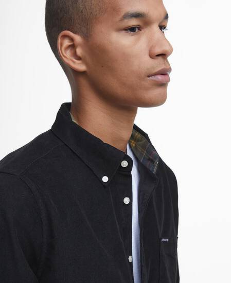 Ramsey Tailored Long-Sleeved Shirt Classic Black