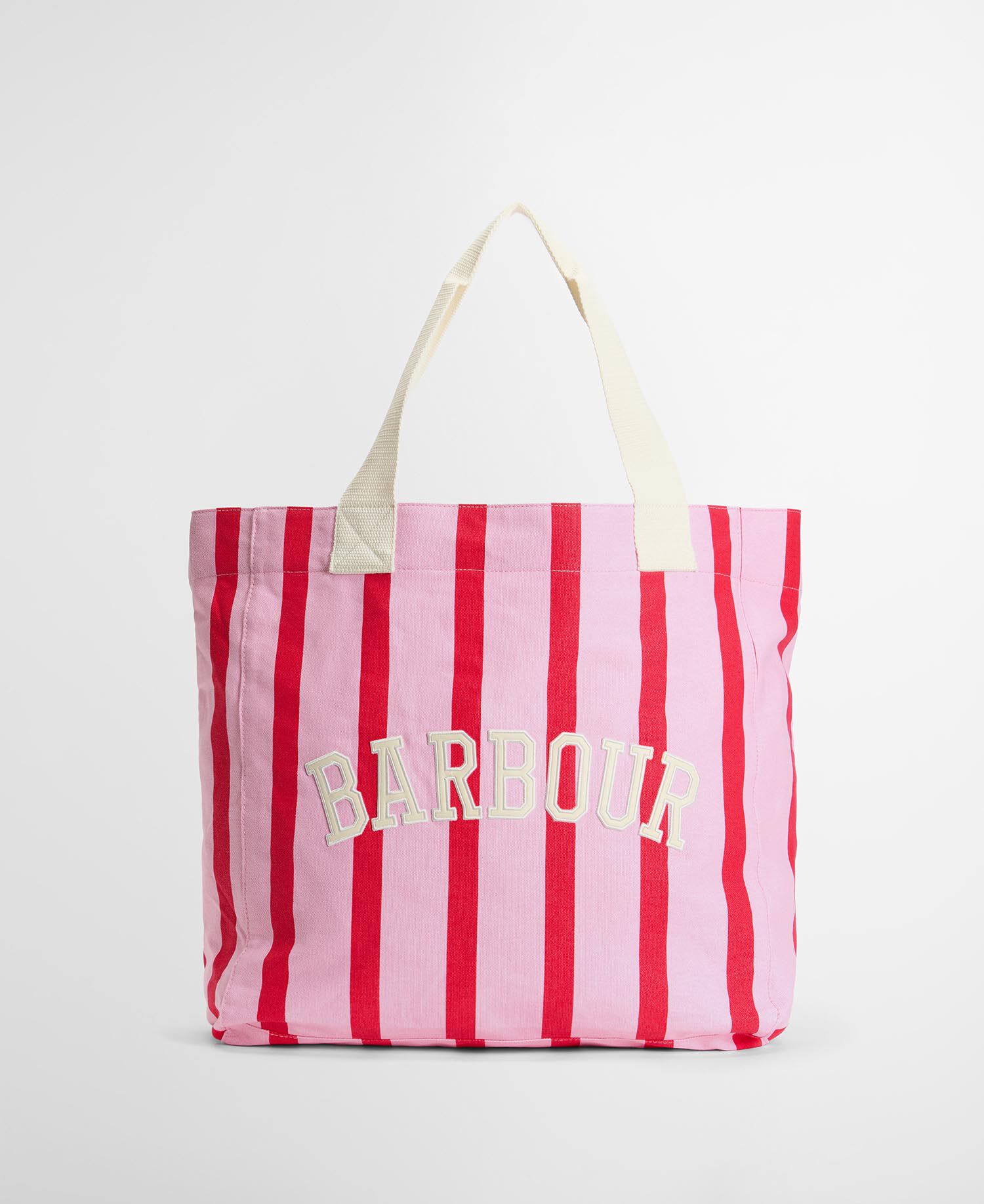 Emily Stripe Tote Bag Cherry Blossom