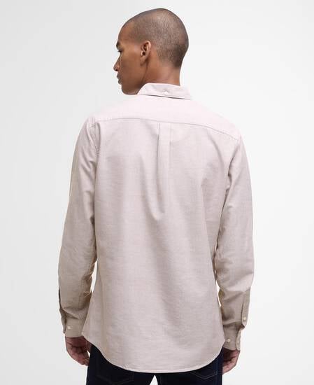 Oxford Tailored Long-Sleeved Shirt Umber