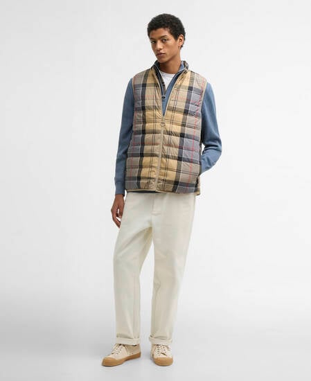 Reversible Tartan Puffer Gilet Dress Tartan